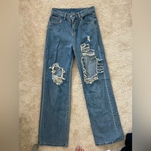 Never worn ripped pants